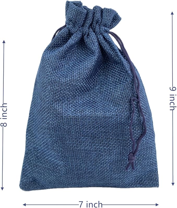 Palmhomee Pack of 25 Burlap Gift Bags - Image 2