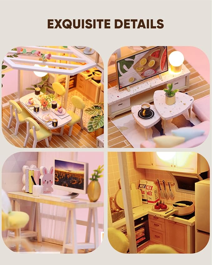 DIY Miniature House Kit, Mini House Kit - Image 6