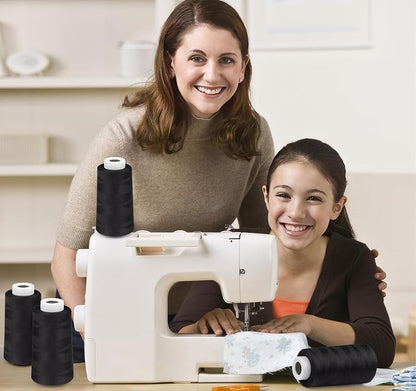 Serger Thread 4 Cones 3000 Yards Each Spool All Purpose Polyester Thread 40S/2 - Image 7