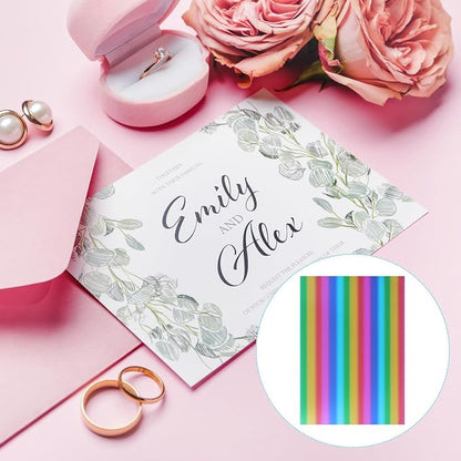 PATIKIL 11.7x8.3" Hot Stamping Foil Paper Sheet, 20 Sheets A4 Heat Transfer Hot - Image 4