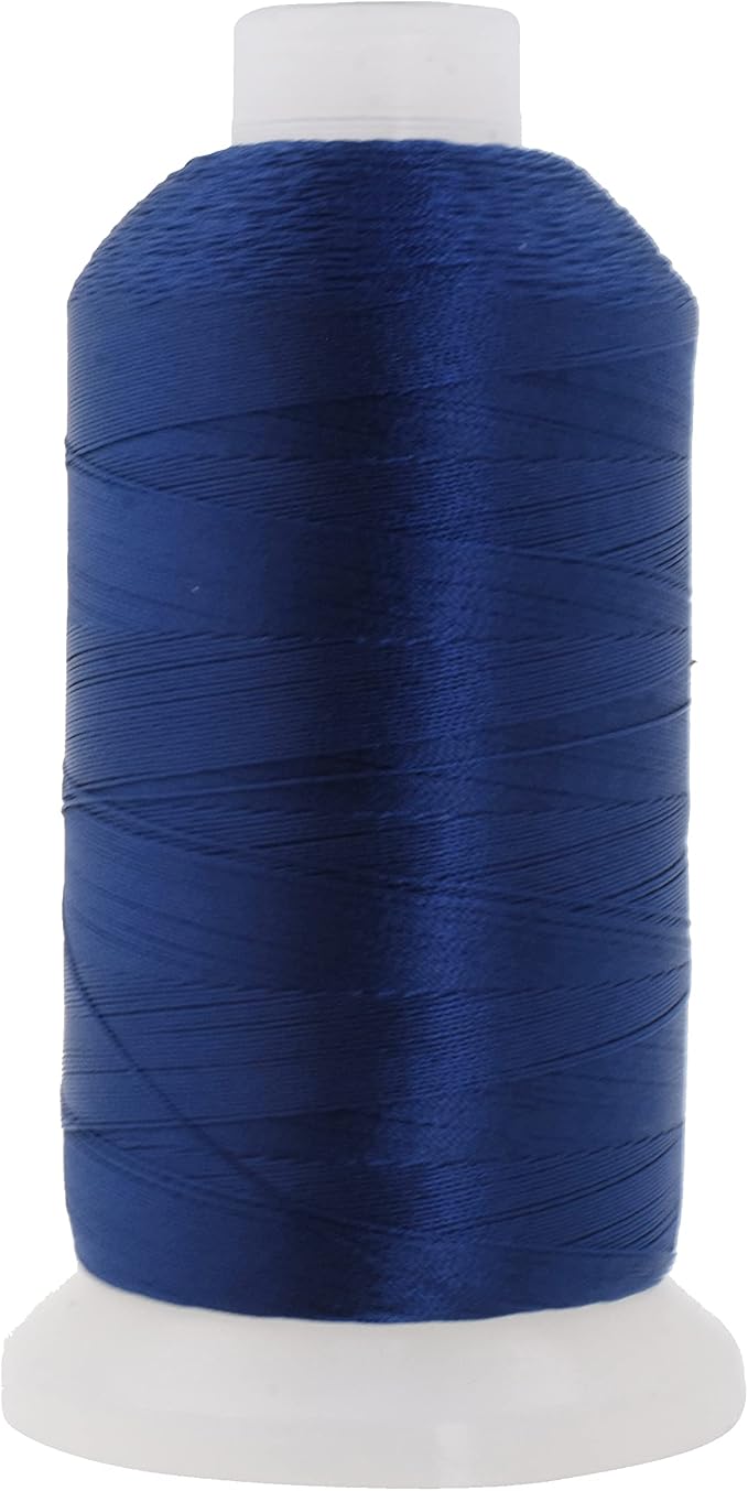 Mandala Crafts Navy Blue Heavy Duty Thread -1500 Yds Tex 90 Thread by MandalaCrafts
