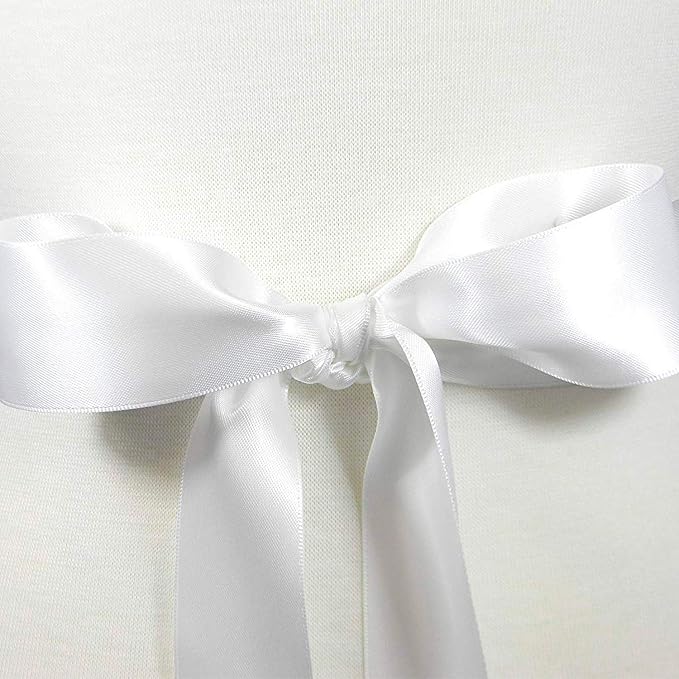 Humphrey's Craft 1-1/2 Inch White Double Faced Satin Ribbon - Image 4