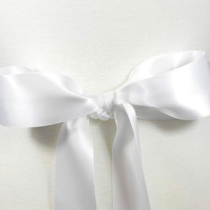 Humphrey's Craft 1-1/2 Inch White Double Faced Satin Ribbon - Image 4