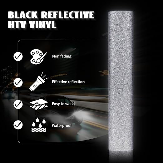 GIRAFVINYL Black Reflective Vinyl - Image 3