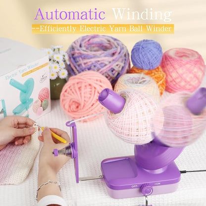 Electric Yarn Winder for Crocheting-Automatic Crochet Yarn Ball Winder for - Image 5