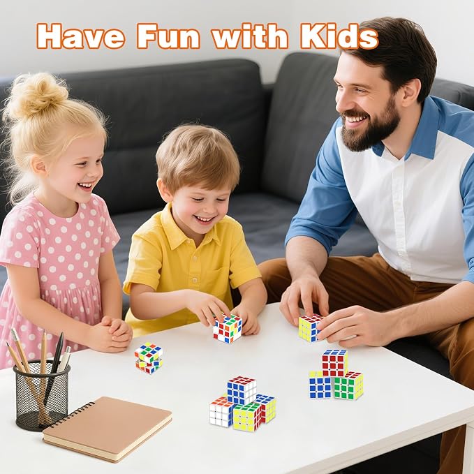 Mini Cube Puzzle Party Favors for Kids: 28 Pack 1.18in 3x3 Magic Cube School - Image 7