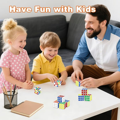 Mini Cube Puzzle Party Favors for Kids: 28 Pack 1.18in 3x3 Magic Cube School - Image 7