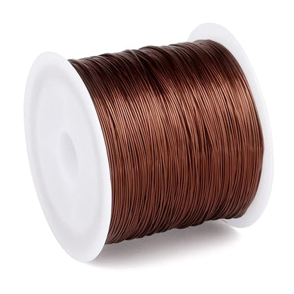 328FT Jewelry Wire 28 Gauge Tarnish-Resistant Copper Beading Wires Roll Bulk by Cadikez