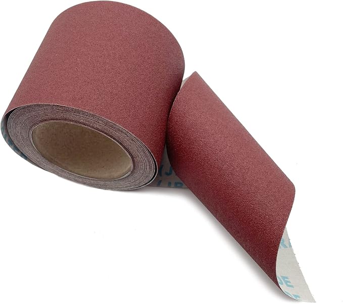 120 Grit Emery Cloth Roll, 4.5 Inch Wide 32.8 Ft Long Abrasive Sandpaper Rolls - Image 4
