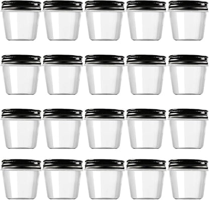 Novelinks 4 oz Clear Plastic Jars by novelinks