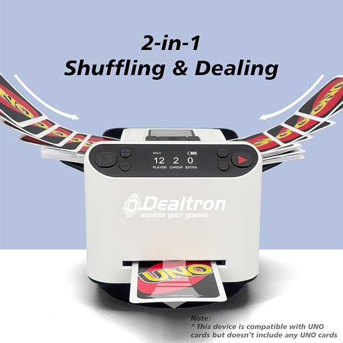 All-in-One Automatic Card Shuffler and Dealer, - Image 2