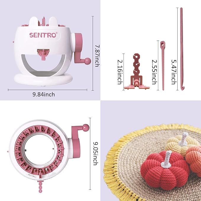 SENTRO Knitting Machine, 22 Needle Knitting Machines, Smart Knit Loom Machine - Image 5