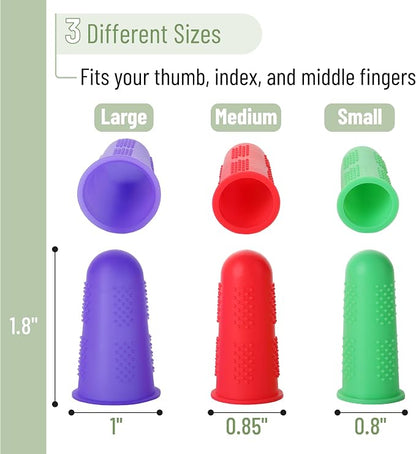 Mr. Pen Hot Glue Gun Silicone Finger Protectors, Pastel Colors Finger Tips and - Image 3