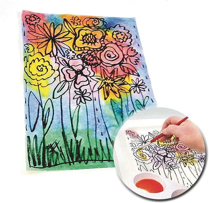 S&S Worldwide Color Splash! Liquid Watercolor Paint, 8 each of 6 Vivid Colors - Image 2