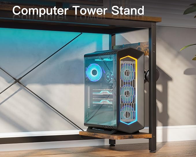 Coleshome 59" L Shaped Gaming Desk - Image 7