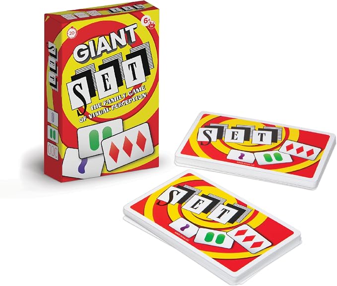 Set Giant Card Games for Kids by PlayMonster