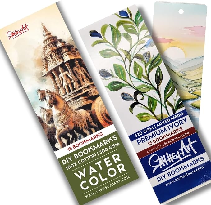 Artist Bookmark Sketchpad Combo – 300 GSM 100% Cotton & 320 GSM Cellulose Ivory - Image 8