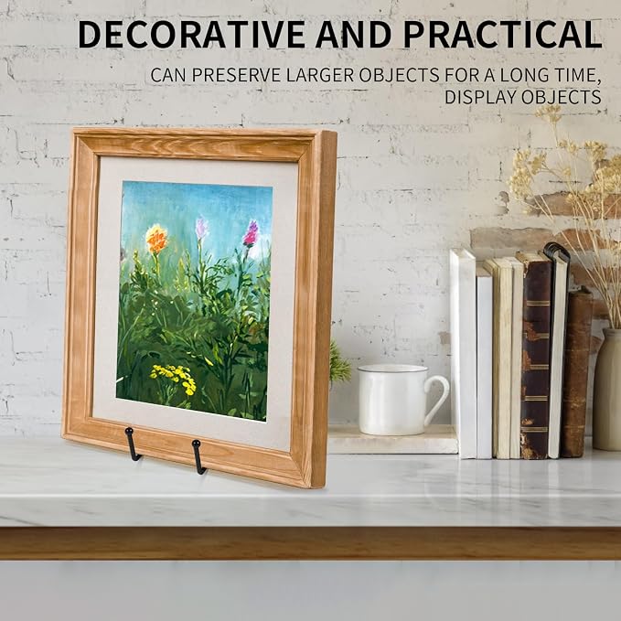 Decolore 5 Pack 10.3 Inch Black Plate Stands Picture Easels - Image 6