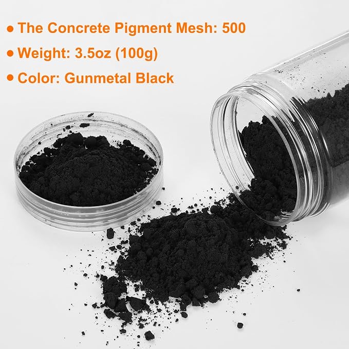HARFINGTON Iron Oxide Powder Concrete Pigment 500 Mesh 3.5oz Iron Oxide Grout - Image 2