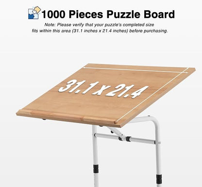 1000 Piece Tilting Jigsaw Puzzle Table - Image 2
