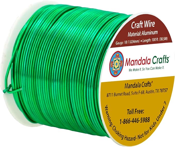 Mandala Crafts 18 Gauge Anodized Aluminum Craft Wire - Image 2