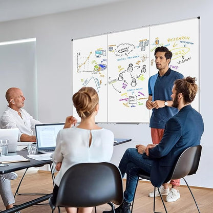 XBoard 118 x 48 Inch Magnetic Dry Erase Board, Oversized Foldable Whiteboard - Image 5