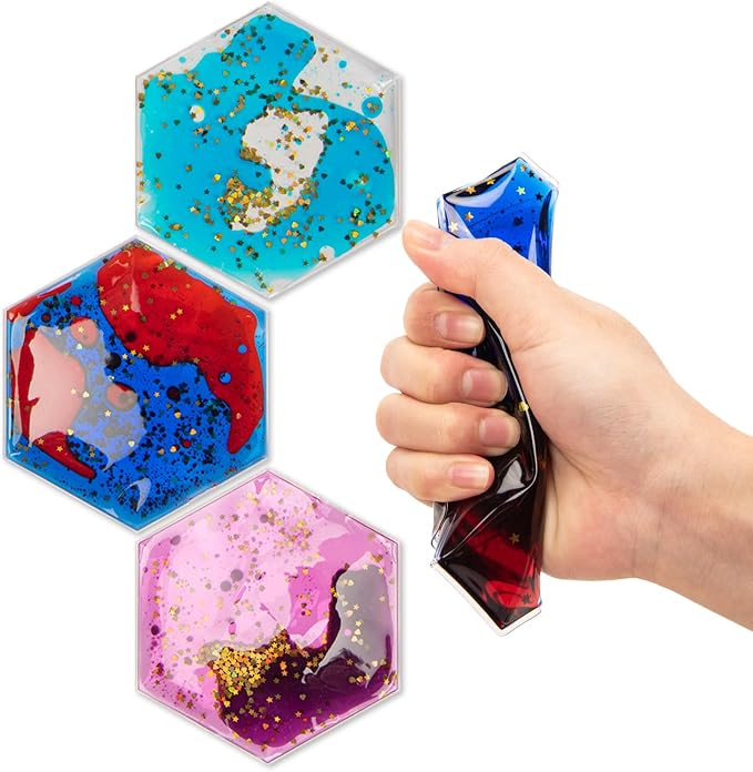 Art3d Hexagon Sensory Fidget Liquid Motion Tiles - Image 9