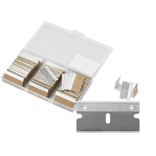 WEGAZ-100PCS Single Edge Razor Blades, Industrial Safety Razor Blades, by WEGAZ