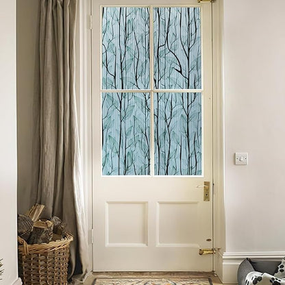 DKTIE Nature Pattern Rainbow Window Film Decorative Stained Glass Window Film - Image 7