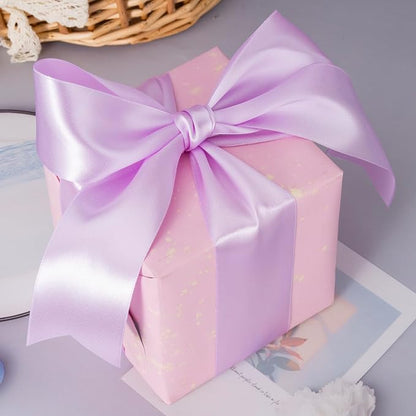 2 Inch Lilac Solid Satin Ribbon, 50 Yards Craft Fabric Ribbon - Image 4