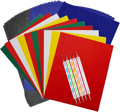 100 Sheets Carbon Transfer Paper, Tracing Paper Carbon Graphite Copy Paper by Oubaka