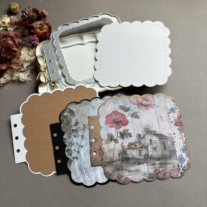 Square Lace Loose-Leaf Die Cuts by Unknown