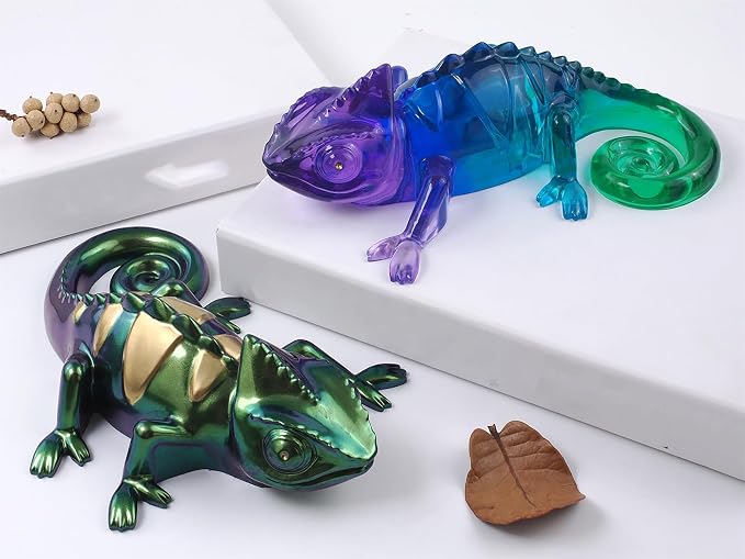 Lizard Animal Cylinder Candle & Resin Mold - Image 9