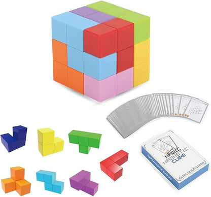 Magnetic Soma Cube Block- Children's Educational Toys Magnetic Tiles by Wtohobby