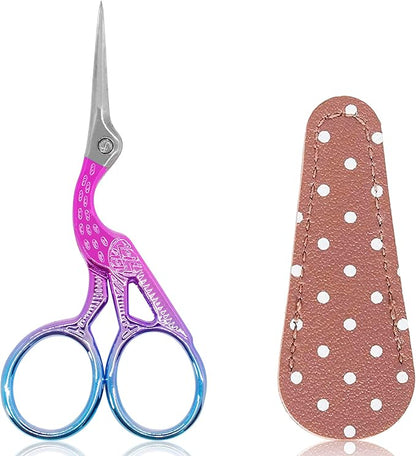 BIHRTC Small Embroidery Detail Shears Crafting Scissor Sharp Tip Stainless by HOME