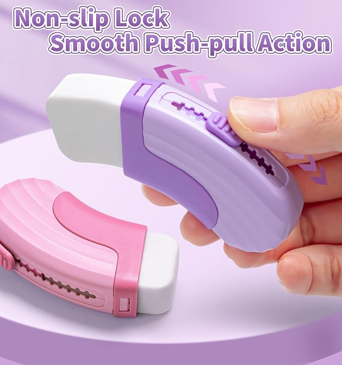 Pack Rubber Erasers Sliding Retractable Eraser, Large White Erasers - Image 6