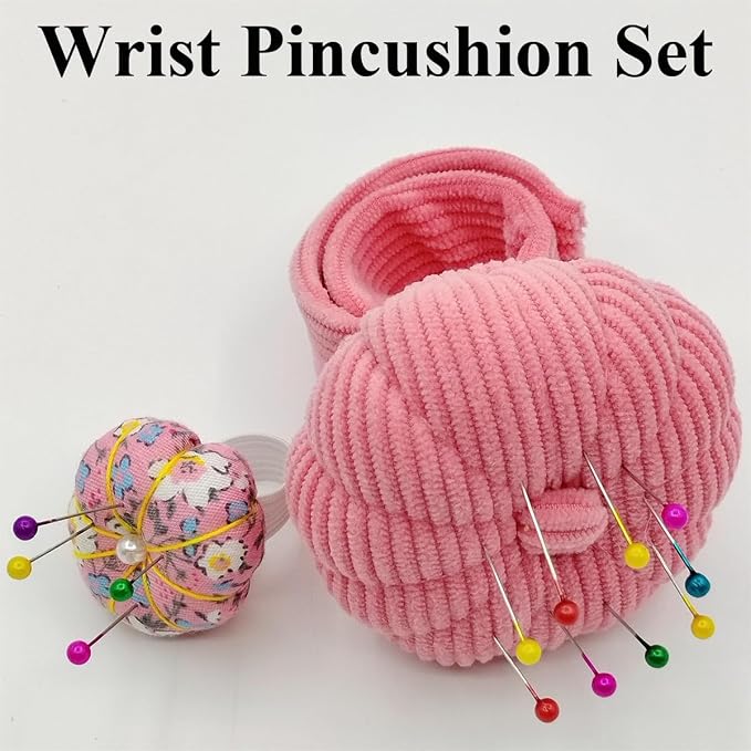 Elastic Wrist Pin Cushion Ring Pincushions Needlework DIY Handcraft Needles - Image 2
