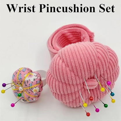 Elastic Wrist Pin Cushion Ring Pincushions Needlework DIY Handcraft Needles - Image 2