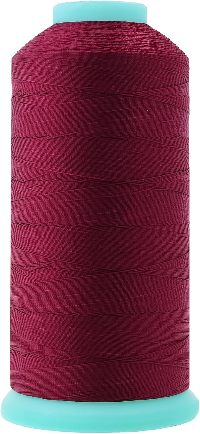 Mandala Crafts Bonded Nylon Thread Wine Heavy Duty Sewing Threads by MandalaCrafts