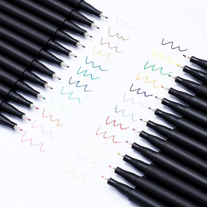 24 Colors Fineliner Color Pens - Image 3