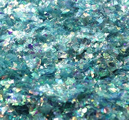 Blue Flitter Iridescent Ice Glitter Flakes by MeyerImports