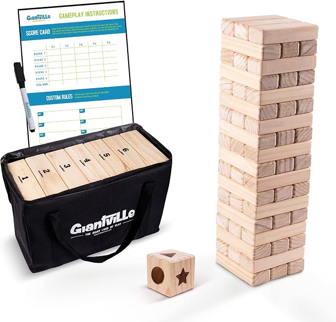 Giantville Giant Tumbling Timber Toy by Giantville