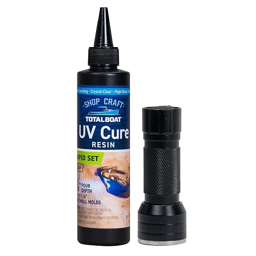 TotalBoat 200g UV Cure Clear Acrylic Resin Kit by TotalBoat
