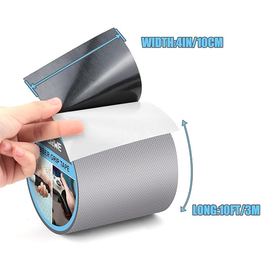 Rubber Grip Tape, Ultra-Thin Strong Adhesive Anti-Slip Waterproof Heat - Image 2
