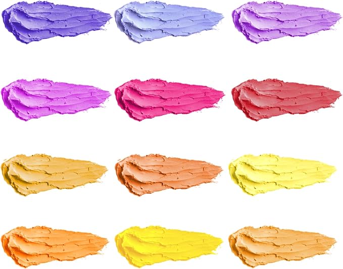 qianshan Soft Oil Pastels Set of 12 Colors, Non Toxic, Soft Texture Vibrant and - Image 2