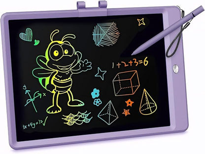 KOKODI LCD Writing Tablet, 10 Inch Colorful Toddler Doodle Board Drawing Tablet by WhereKidsLearnThroughPlay