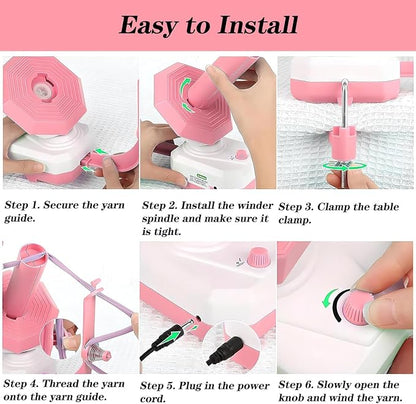 Zjyufy Yarn Winder Electric Yarn Ball Winder - Image 6