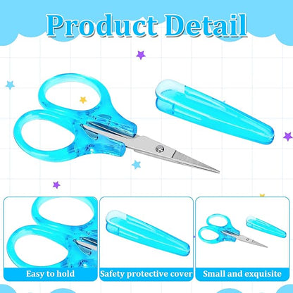 3 PCS Small All Purpose Craft Scissors, 3.5" Mini Stainless Steel Sewing Craft - Image 3