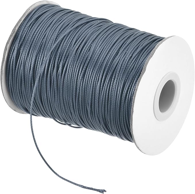 MECCANIXITY Waxed Cord 0.8mm Waxed Polyester Cord 175 Yard Wax String by MECCANIXITY