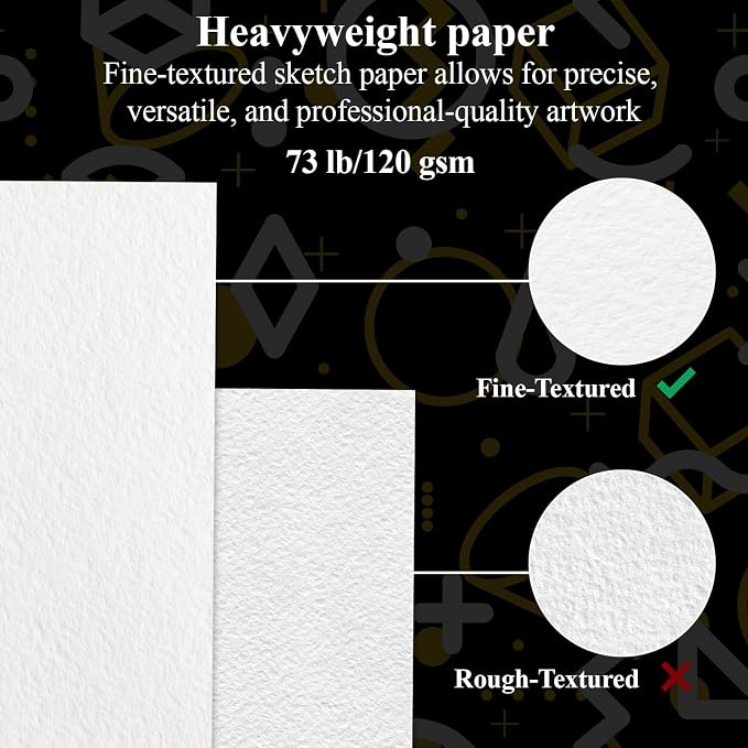 Sketch Book for Kids, 100 Sheets Drawing Paper for Kids, Spiral Sketch Pad for - Image 3